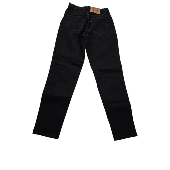 Vintage Levis 550 Relaxed Fit Tapered Leg Denim Blue Jeans Size 7 Med Distressed - Picture 2 of 8